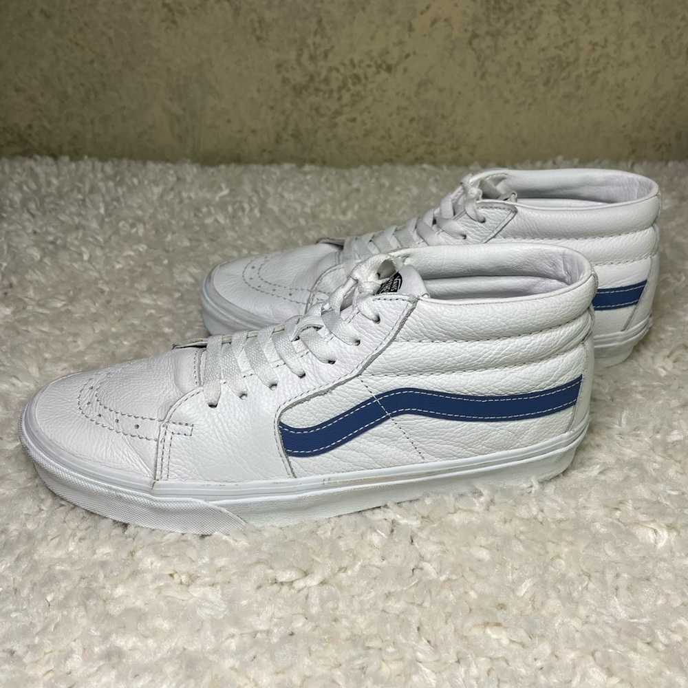 Vans Sk8-Mid Leather Sneakers 11